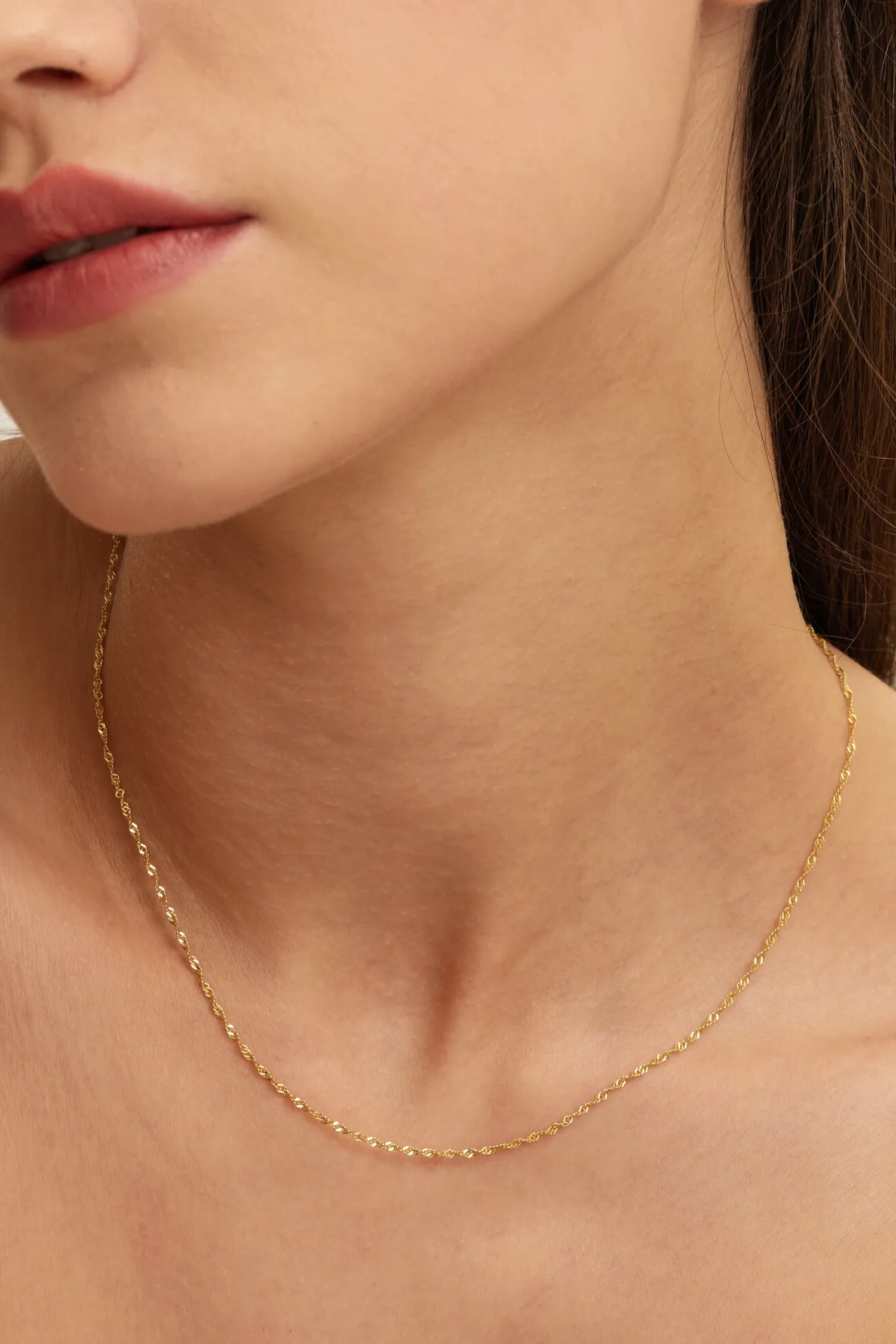 Best Sale Les Soeurs Ketting Romee Twisted Chain Gold