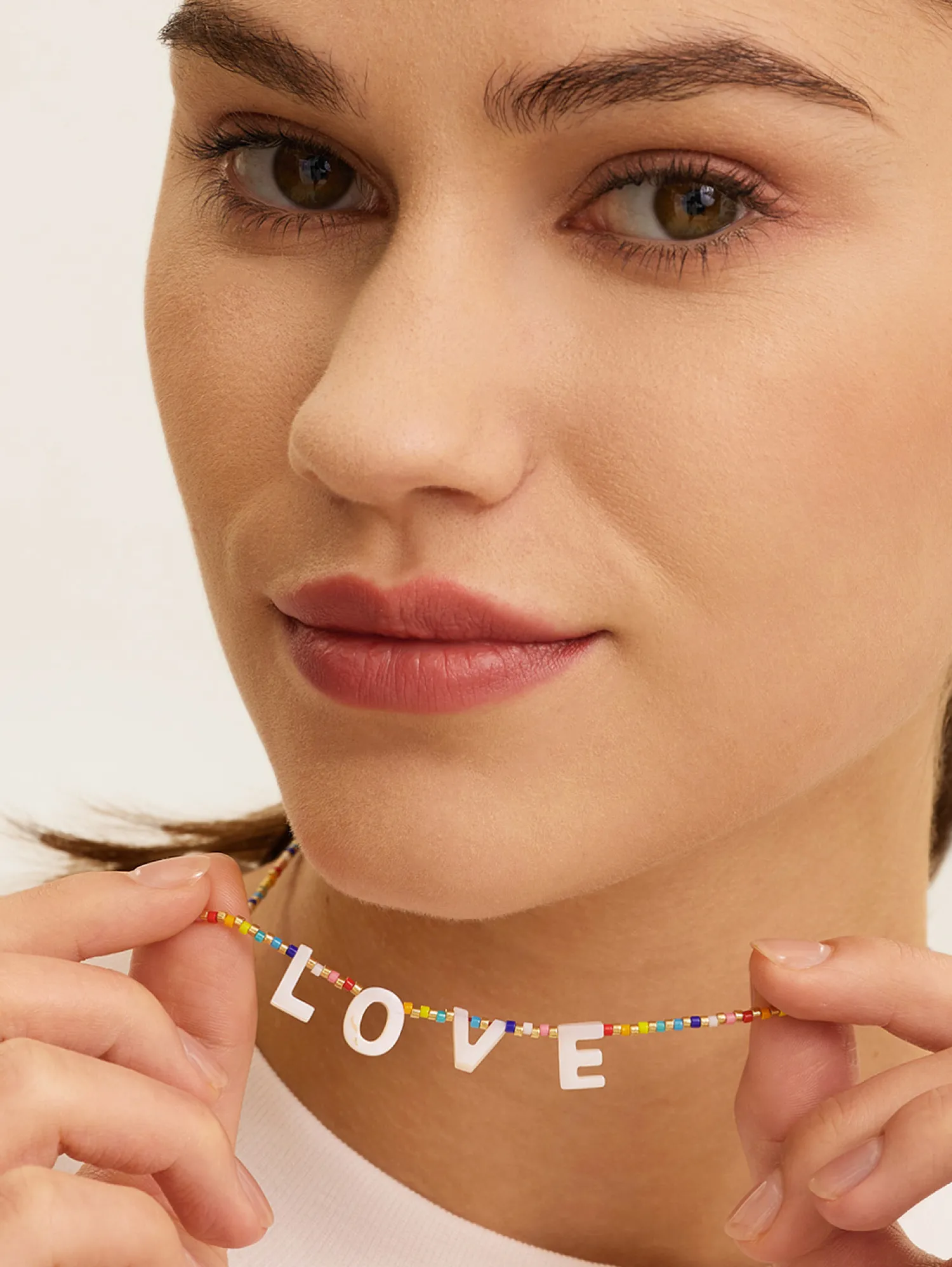 Shop Les Soeurs Ketting Rori Love Pearl