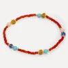 Sale Les Soeurs Kralenarmband August Red