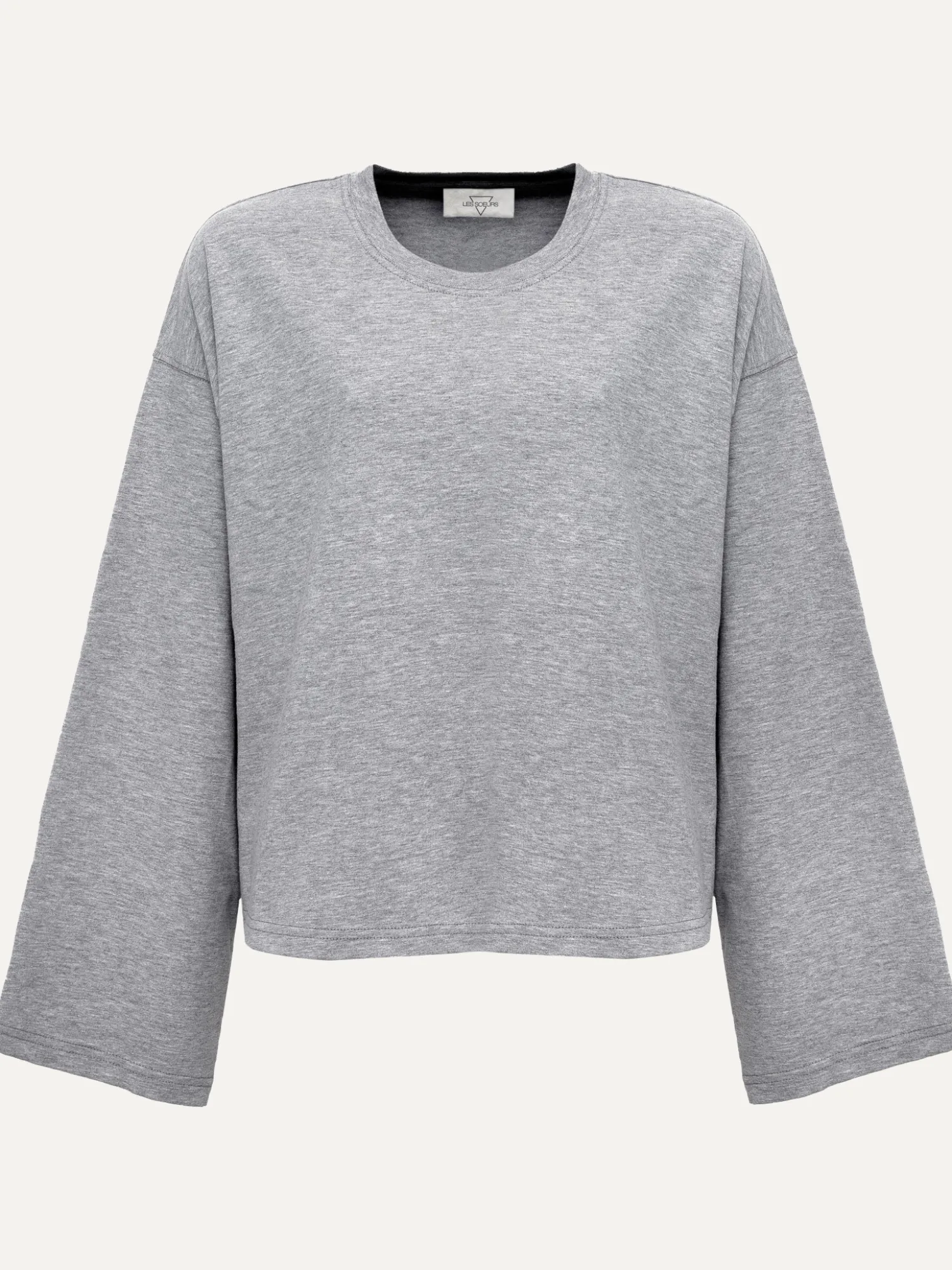 New Les Soeurs Lange Mouwen T-Shirt Aline Grey Melange