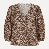 Clearance MBYM Leoapard Blouse Antoni Leolani Print