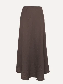 Best Sale Le Marais Linnen Rok Nora Brown