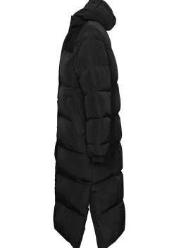 Store Les Soeurs Longline Gewatteerde Jas Colin Black