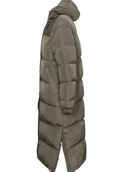 Store Les Soeurs Longline Gewatteerde Jas Colin Khaki