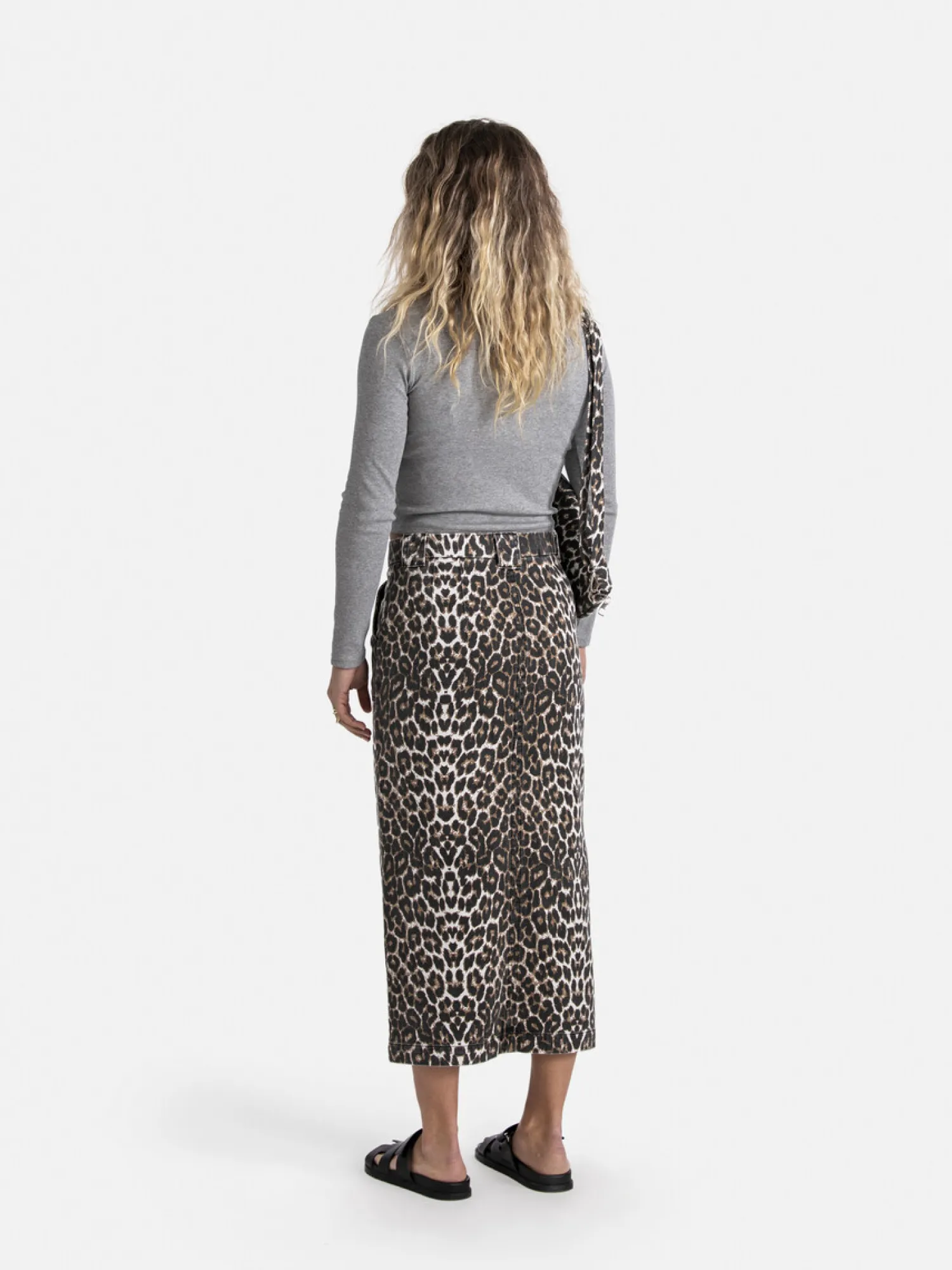 Hot Les Soeurs Midi Rok Amelie Leopard