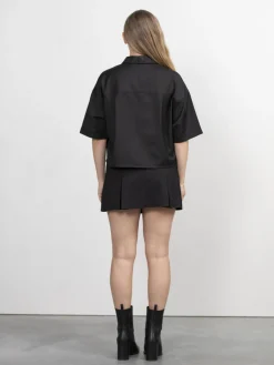Fashion Edited Mini Rok Mine Black
