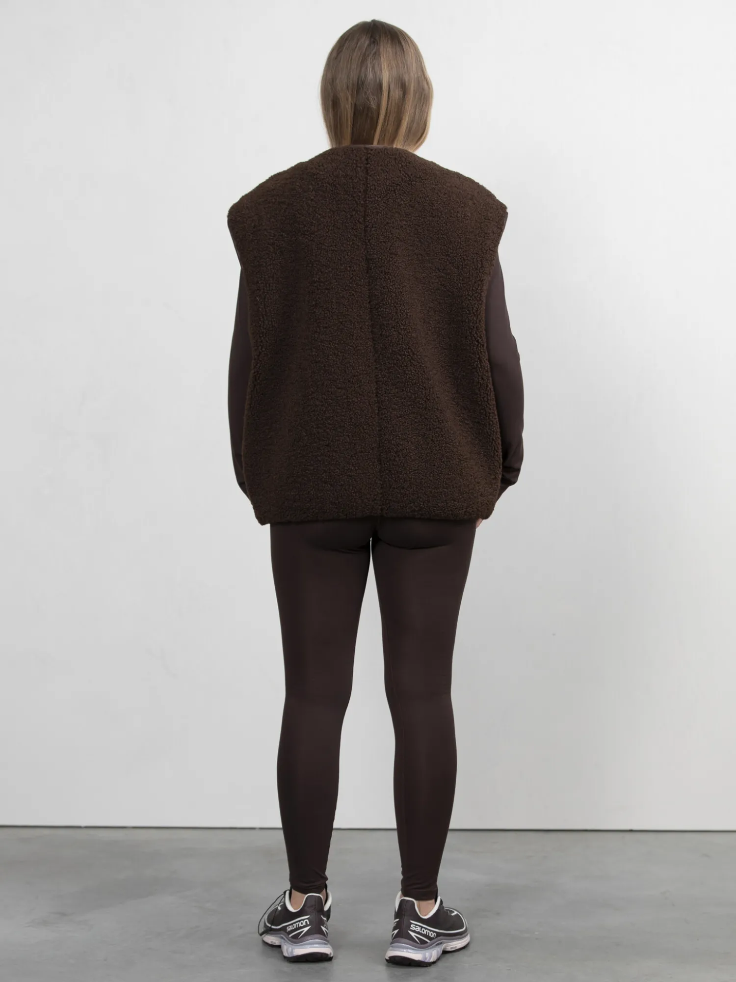 Hot Les Soeurs Mouwloos Teddy Vest Alexander Brown