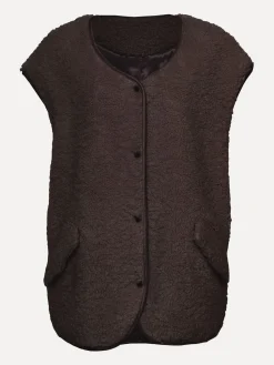 Hot Les Soeurs Mouwloos Teddy Vest Alexander Brown