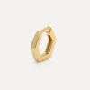 New Les Soeurs Oorbel Jeanne Hexagon Gold