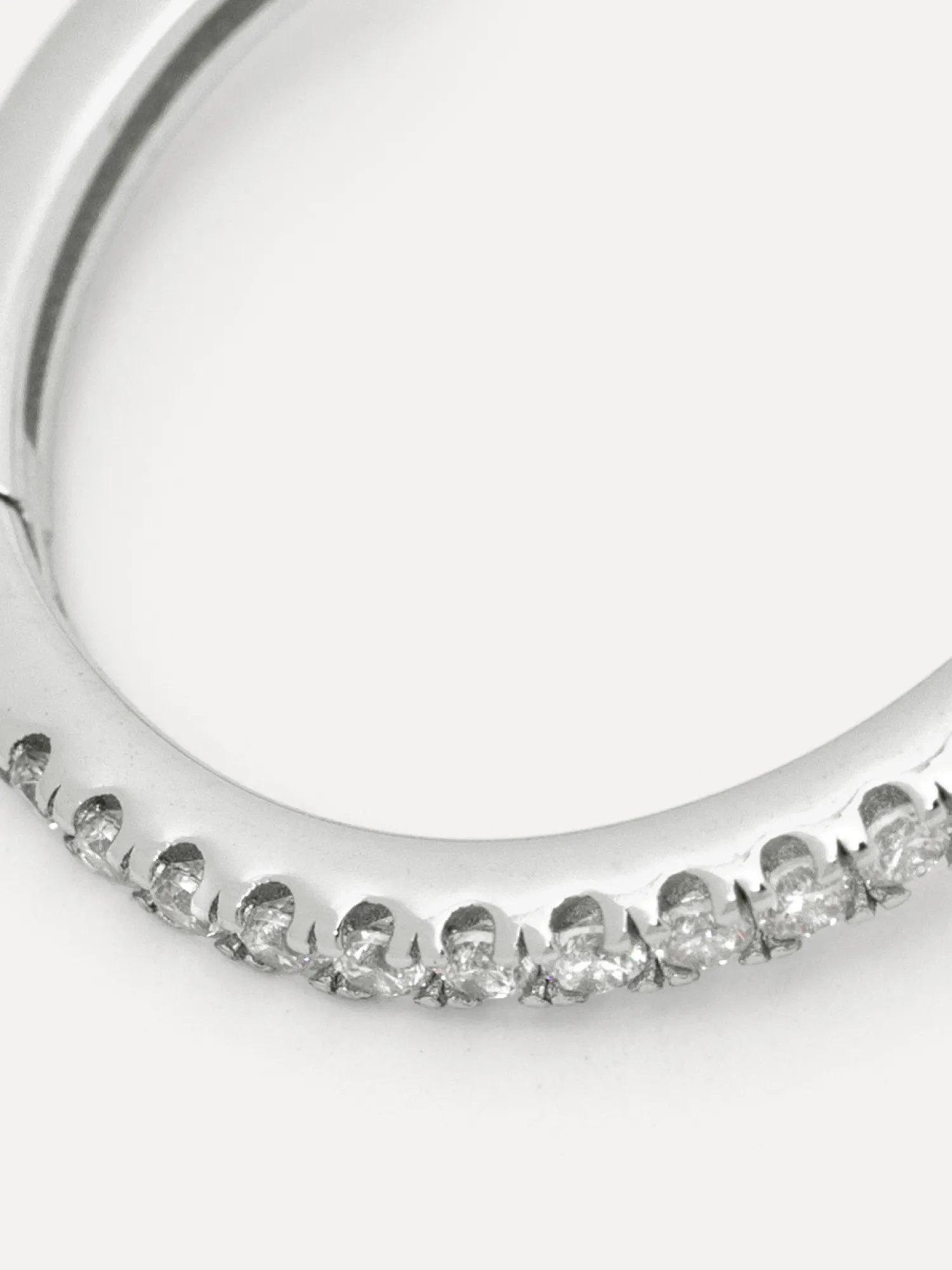 Flash Sale Les Soeurs Oorbel Jeanne Large Strass Silver