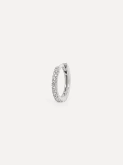 Sale Les Soeurs Oorbel Jeanne Midi Strass Silver Clear
