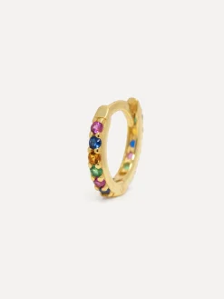 Sale Les Soeurs Oorbel Jeanne Strass Multicolor Gold Multicolor