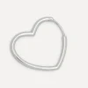 Clearance Les Soeurs Oorbel Jenny Heart Silver