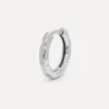 Hot Les Soeurs Oorbel Joanne Hammered Silver