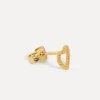 Best Les Soeurs Oorbel Jolie Dotted Heart Gold