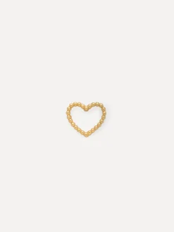 Best Les Soeurs Oorbel Jolie Dotted Heart Gold
