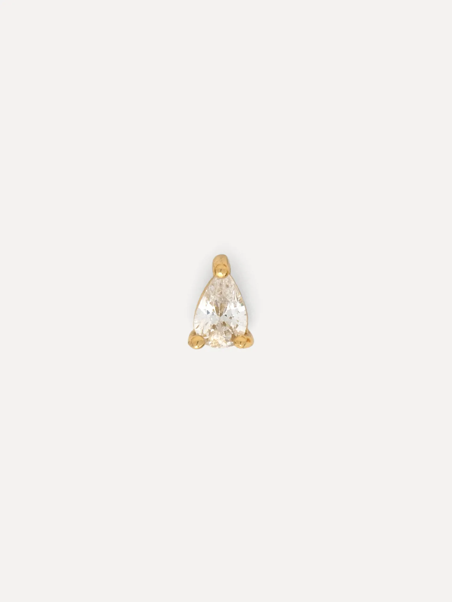 Online Les Soeurs Oorbel Jolie Pear Strass Gold