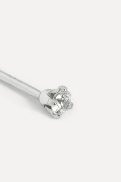 Shop Les Soeurs Oorbel Jolie Strass Silver Clear
