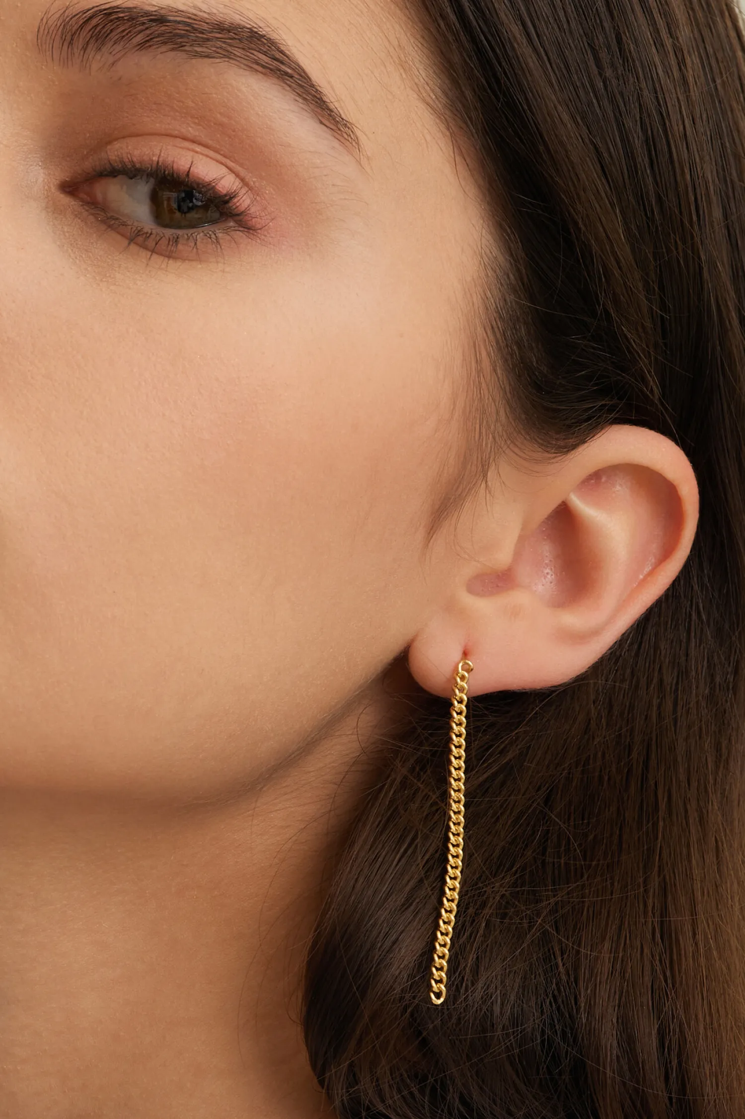 Flash Sale Les Soeurs Oorbellen Set Cara Chain Gold