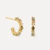 Discount Les Soeurs Oorbellen Set Cara Pastel Gold Zirkonia