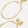 Sale Les Soeurs Oorbellen Set Corine Flowy Gold
