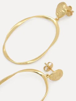 Sale Les Soeurs Oorbellen Set Corine Flowy Gold
