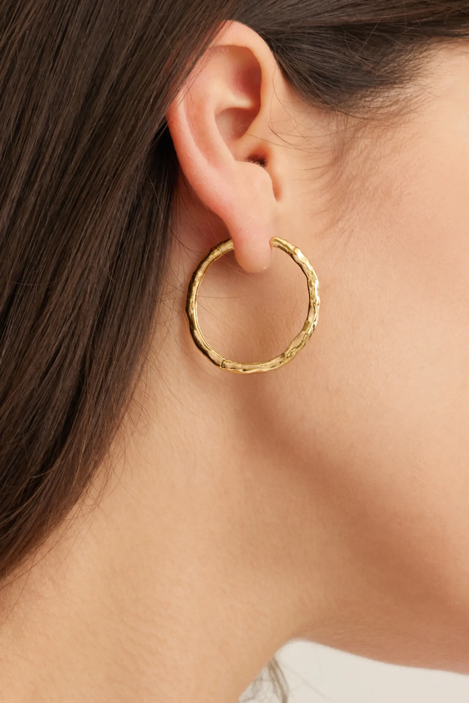 Store Les Soeurs Oorbellen Set Fara Hammered Gold