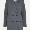 Online Selected Oversized Blazer Myla Medium Grey Melange