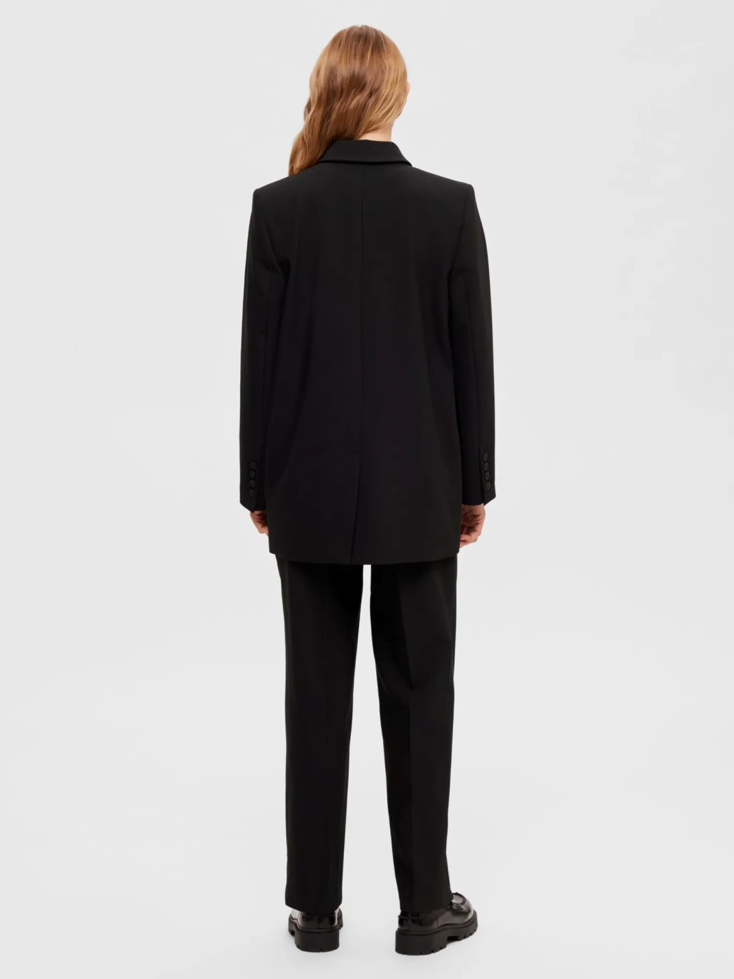 Fashion Selected Oversized Single-Breaster Blazer Rita Black