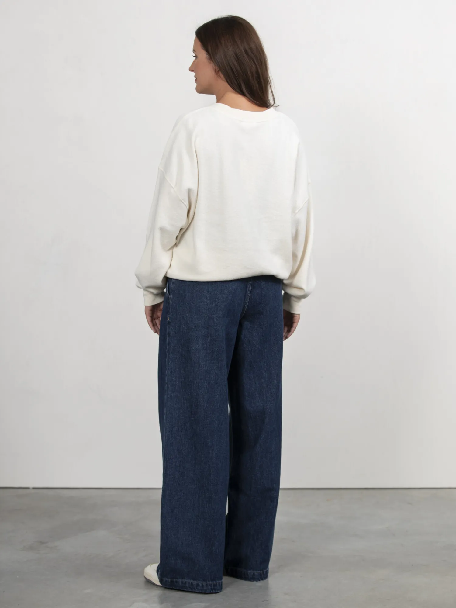 Clearance Les Soeurs Pleated Denim Aras Dark Blue