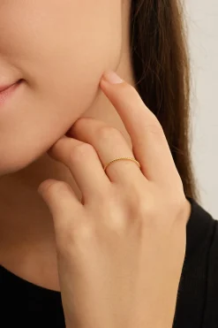 Store Les Soeurs Ring Cecilia Twisted Gold