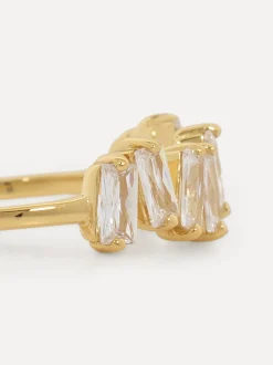 Clearance Les Soeurs Ring Chloe Baguette Gold