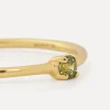 Hot Les Soeurs Ring Chloe Moodstone Khaki Gold