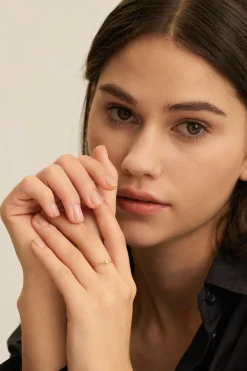 Sale Les Soeurs Ring Chloe Moodstone Clear Gold