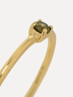 Hot Les Soeurs Ring Chloe Moodstone Khaki Gold