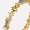 Best Les Soeurs Ring Cora Pastel Gold Multicolor