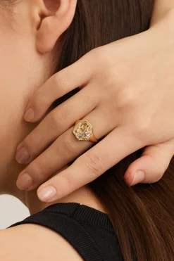 Sale Les Soeurs Ring Gilda Pastel Zirkonia Gold