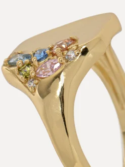 Sale Les Soeurs Ring Gilda Pastel Zirkonia Gold