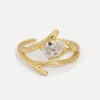Best Sale Les Soeurs Ring Ginette Branch Gold