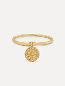 Discount Les Soeurs Ring Ginette Coin Gold