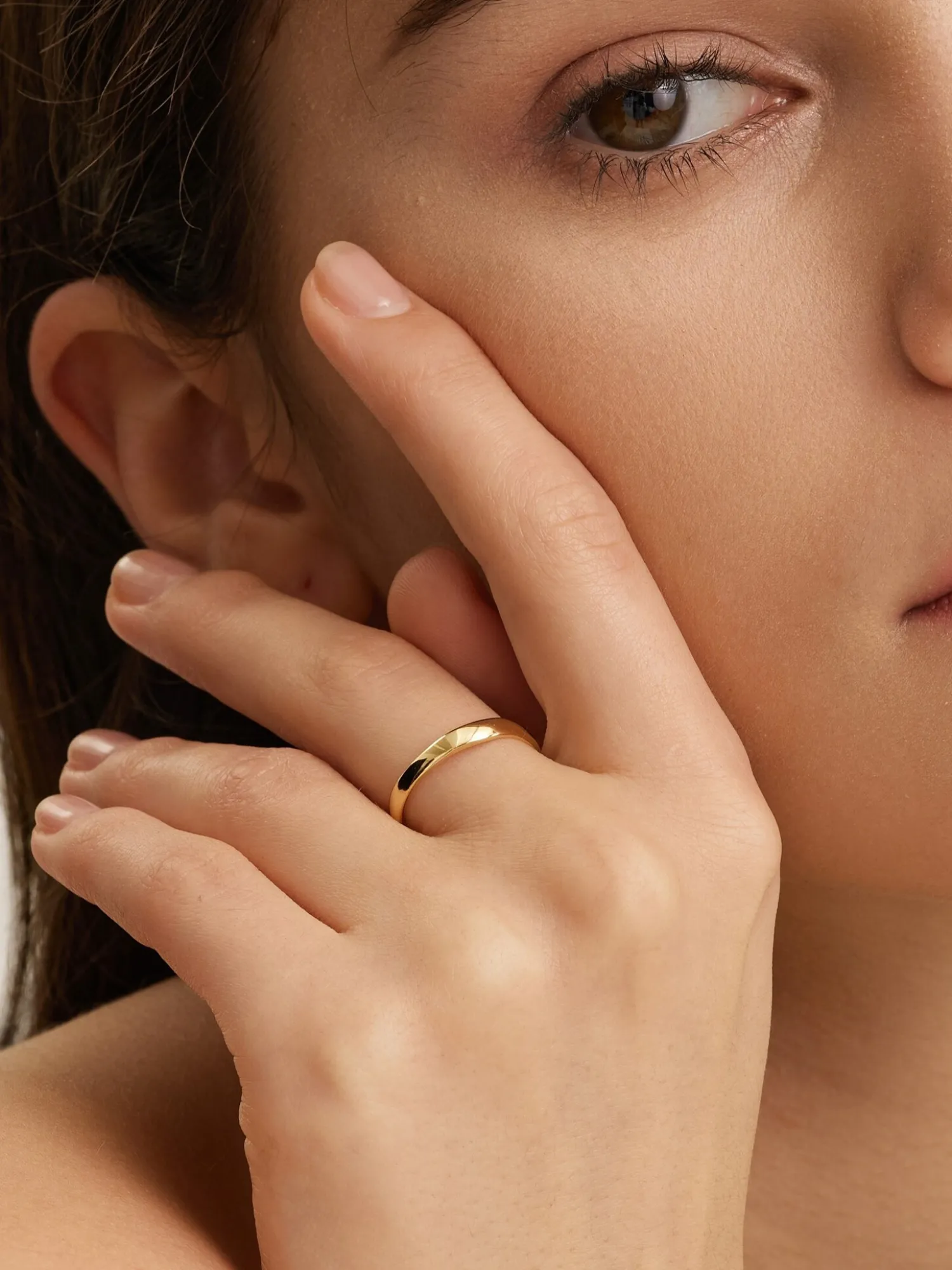 Outlet Les Soeurs Ring Ginette Flowy Band Gold