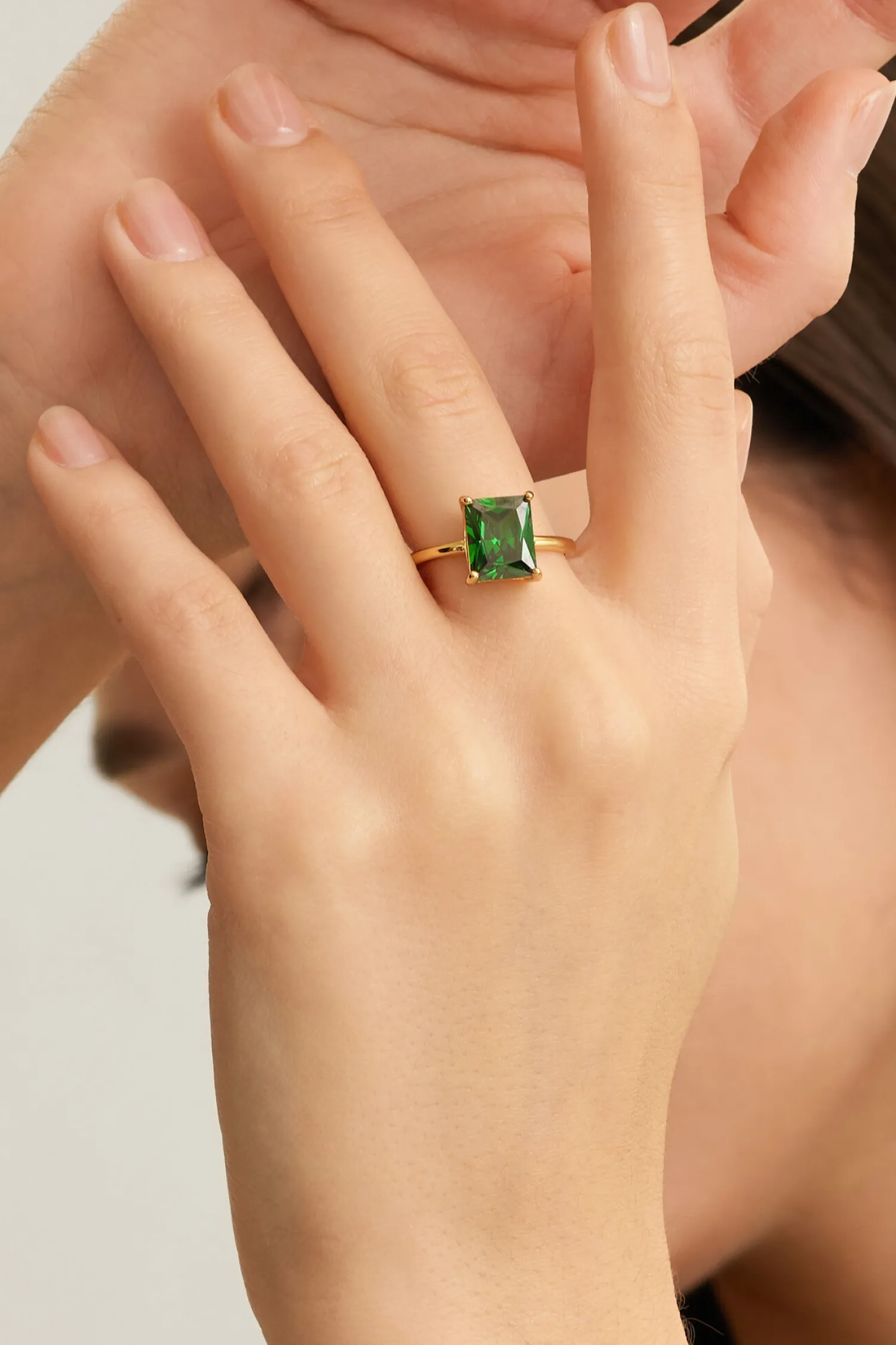Outlet Les Soeurs Ring Gioia Emerald Gold