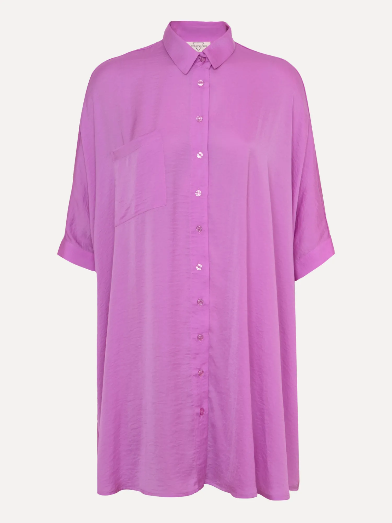 Cheap Les Soeurs Satijn Blousejurk Mason Lila