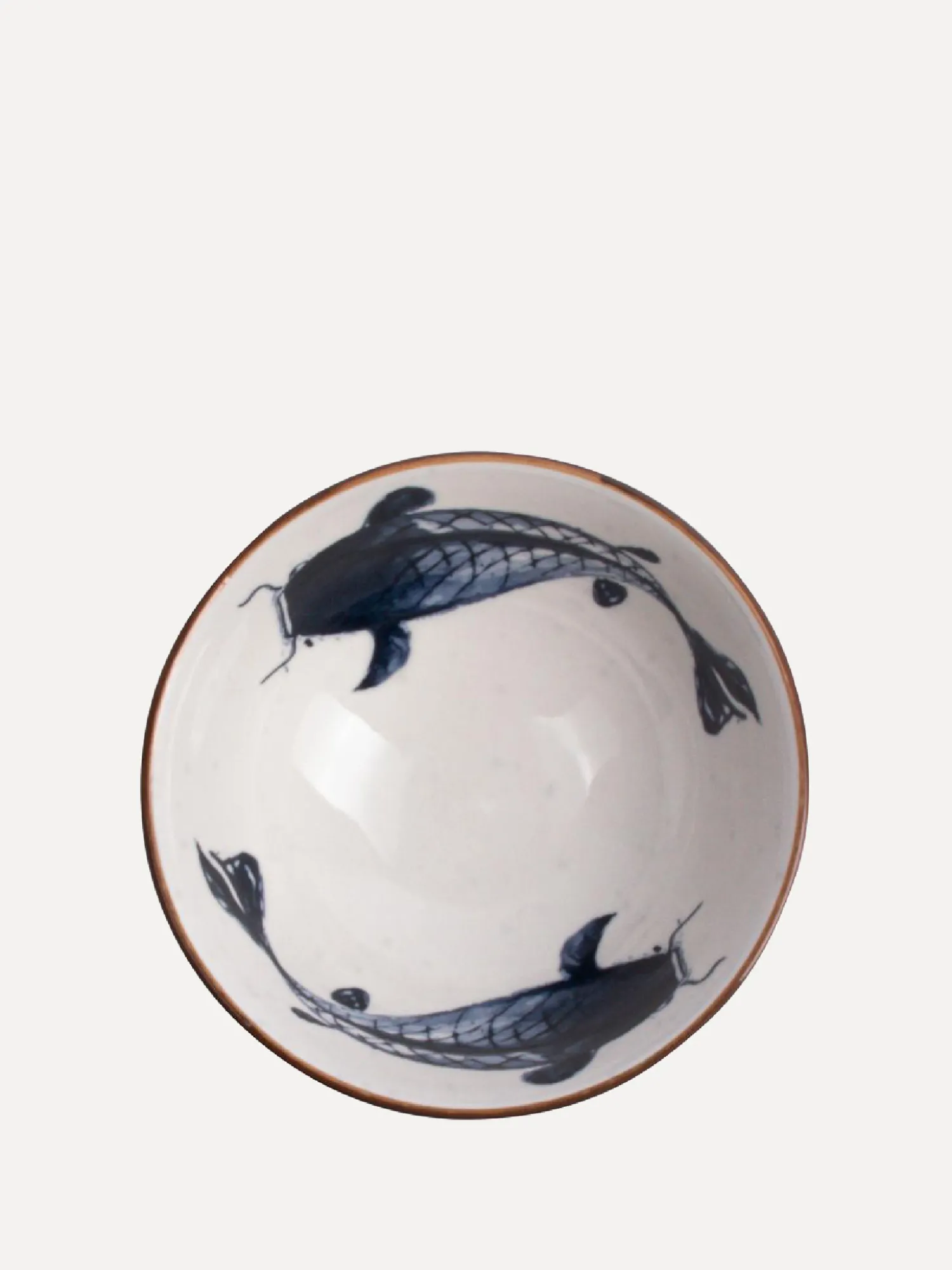 Store Gusta Schaaltje Koi Blauw/Wit