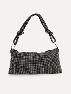 Hot Le Marais Schoudertas Yuna Black/Silver Strass