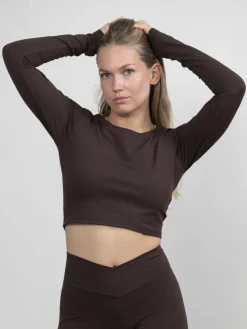 Online Les Soeurs Sporttop Met Lange Mouwen Arjan Brown
