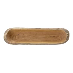 Store Bloomingville Teak Serveerschaal