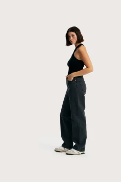 New The Odder Side Top Axel Organisch Black