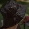 Online Les Soeurs Vegan Leren Bucket Hat Penny Dark Brown