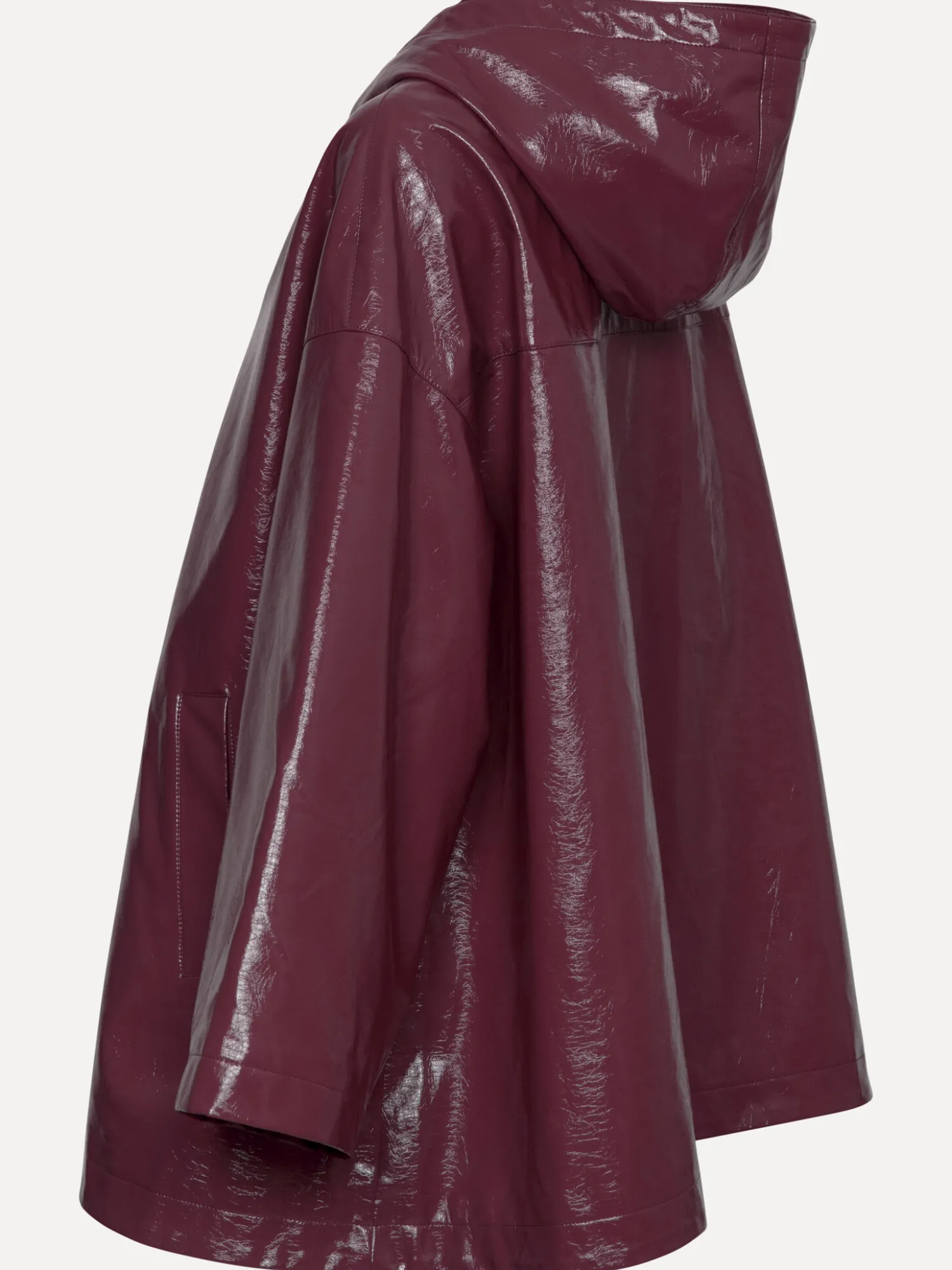 Fashion Les Soeurs Vegan Leren Jas Violet Bordeaux